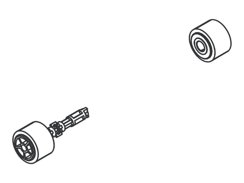 Brother - paper pull-in roller assembly