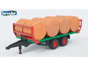 Bruder Bale transport trailer with 8 round bales
