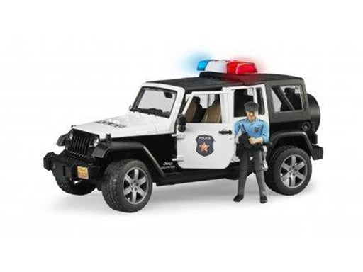 Bruder  Jeep Wrangler Rubicon Police vehicle with police officer and accessories