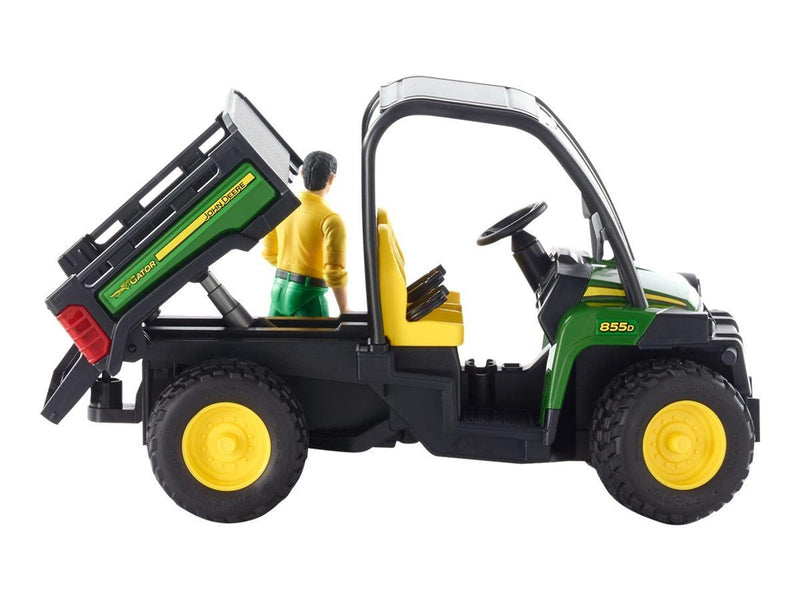 Bruder John Deere Gator XUV 855D with driver