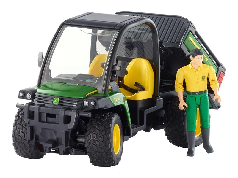 Bruder John Deere Gator XUV 855D with driver