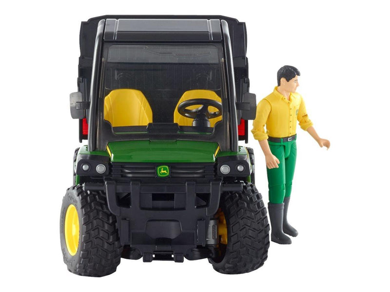 Bruder John Deere Gator XUV 855D with driver