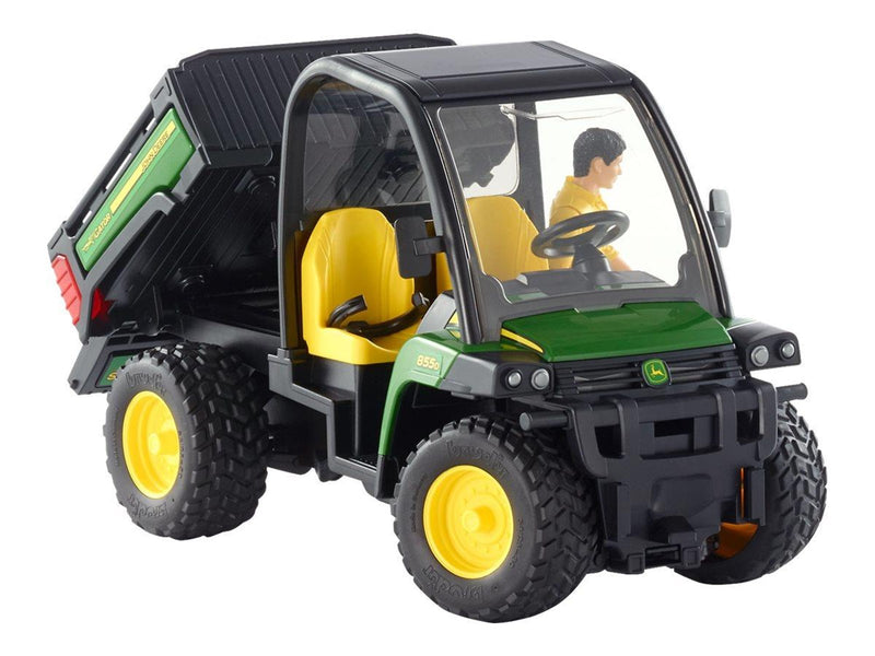 Bruder John Deere Gator XUV 855D with driver