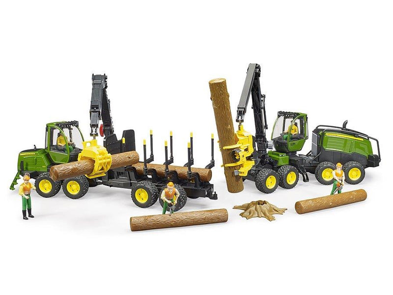 Bruder John Deere Harvester 1270 G with trunk