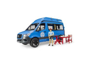 Bruder MB Sprinter Camper with driver and accessory