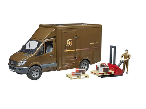 Bruder MB Sprinter UPS with driver and accessories