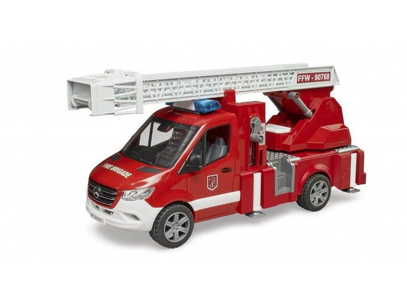 Bruder MB Sprinter fire engine with ladder waterpump and L & S Module