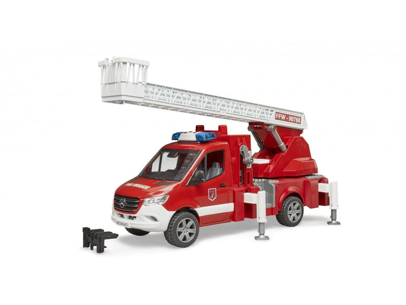 Bruder MB Sprinter fire engine with ladder waterpump and L & S Module
