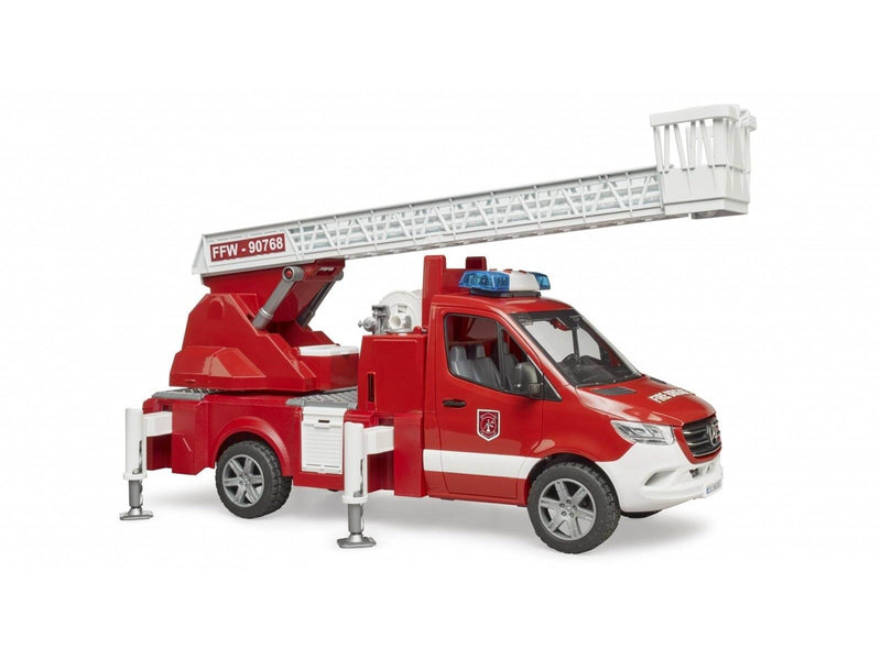 Bruder MB Sprinter fire engine with ladder waterpump and L & S Module