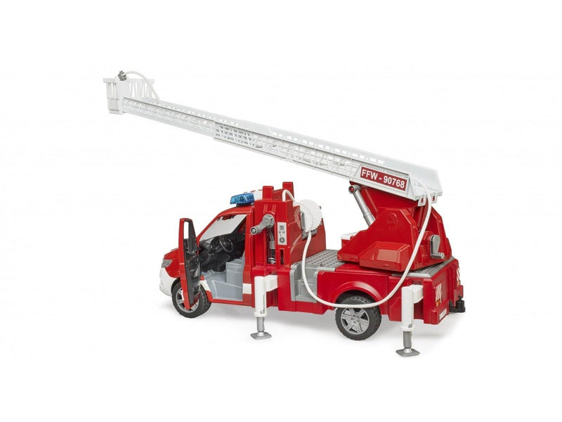 Bruder MB Sprinter fire engine with ladder waterpump and L & S Module