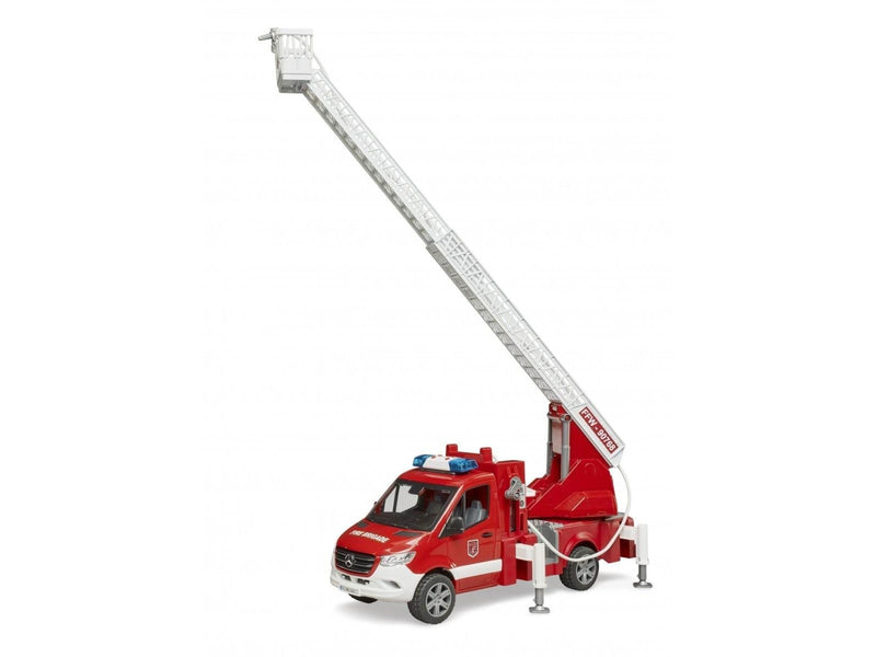 Bruder MB Sprinter fire engine with ladder waterpump and L & S Module