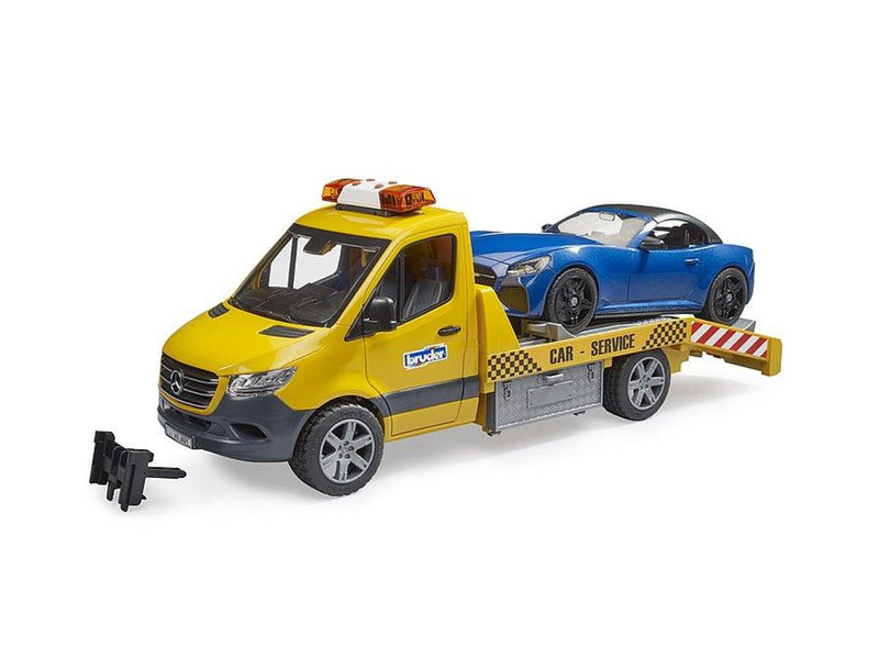 Bruder MB Sprinter transporter with  Roadster and L & S Module