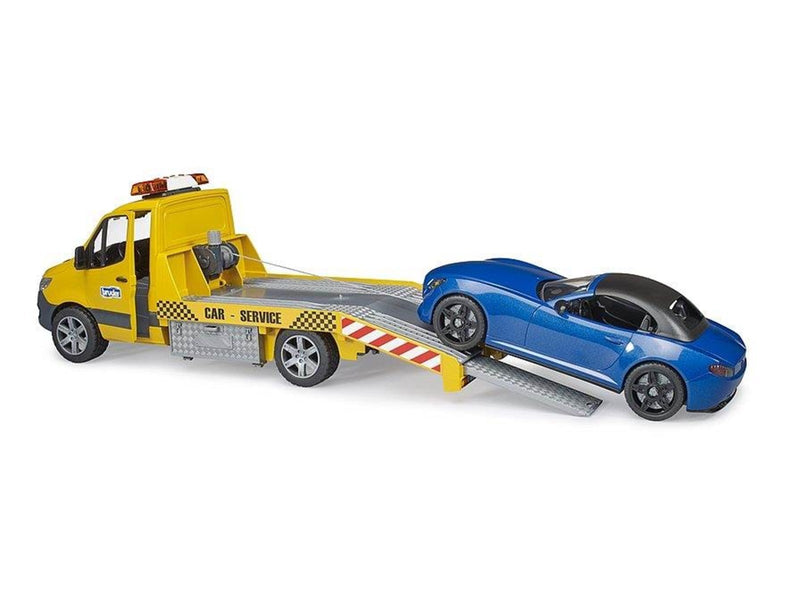 Bruder MB Sprinter transporter with  Roadster and L & S Module