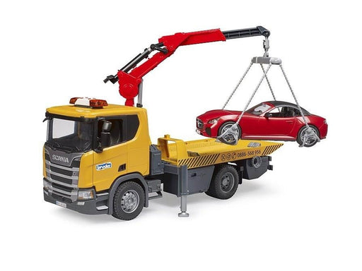 Bruder Scania Super 560R Tow Truck w LS +  Roadster