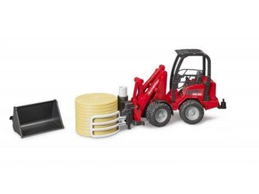 Bruder  Schäffer Compact loader 2630 with bale gripper and 1 bale toy