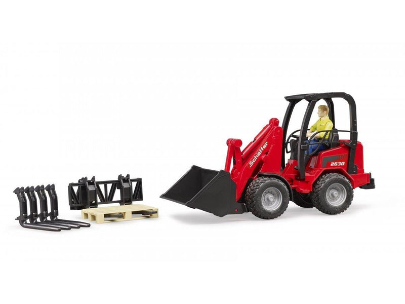 Bruder  Schäffer Compact loader 2630 with figure and accessories