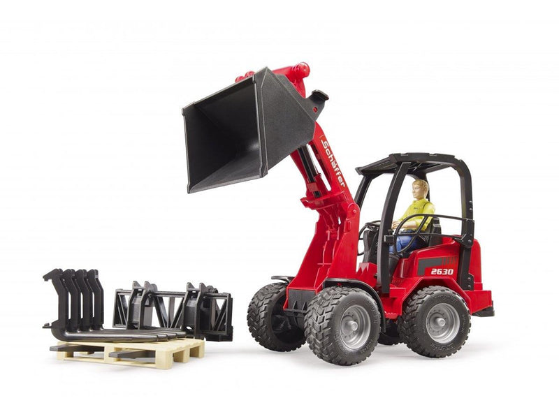 Bruder  Schäffer Compact loader 2630 with figure and accessories