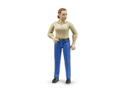 Bruder Woman light skin blue jeans