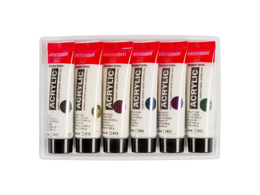 Bruynzeel Amsterdam Standard Series Acrylic Paint Pearl Set 20ml 6 pcs.