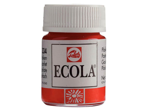 Bruynzeel - Ecola Poster Paint Bottle 16ml Scarlet 334