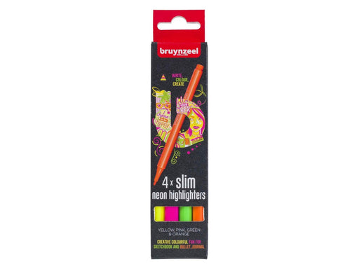 Bruynzeel - Highlighters Narrow Set 4 Colors
