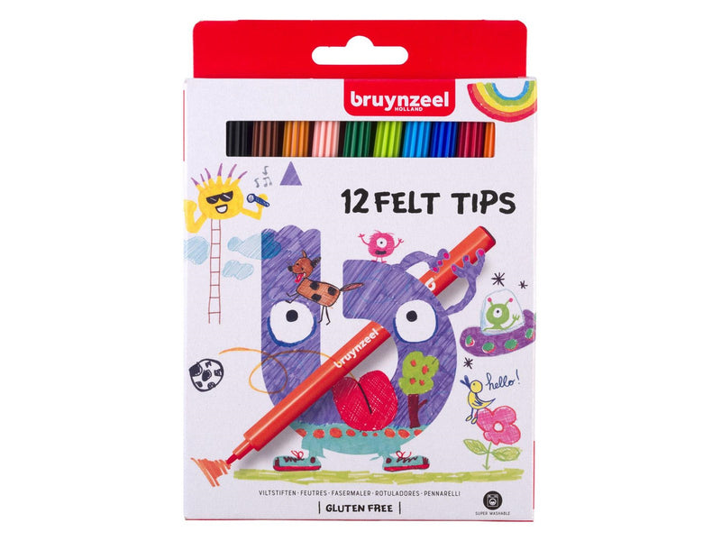 Bruynzeel Kids Felt-tip pens 12 pcs.