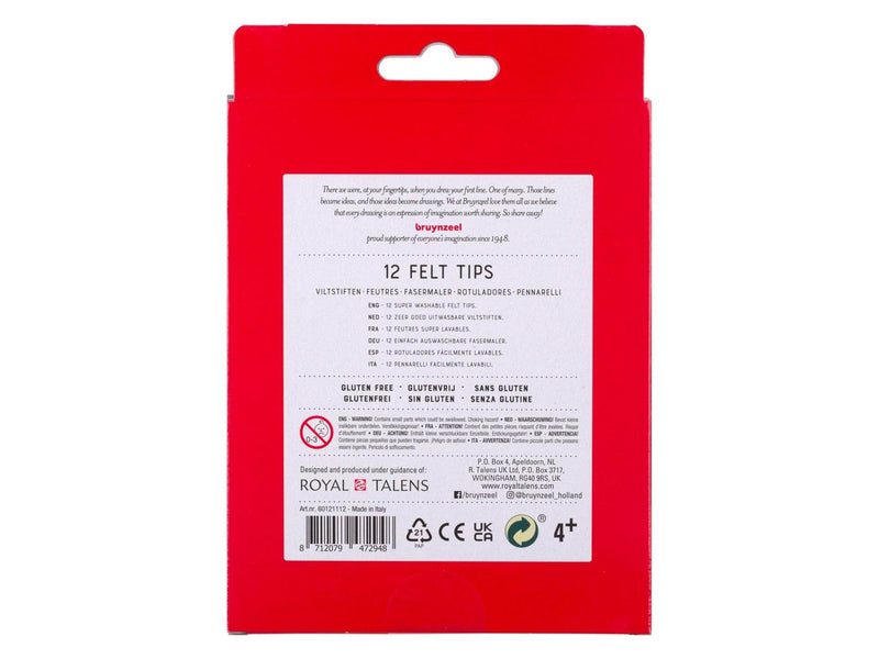 Bruynzeel Kids Felt-tip pens 12 pcs.
