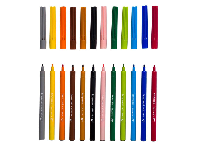 Bruynzeel Kids Felt-tip pens 12 pcs.