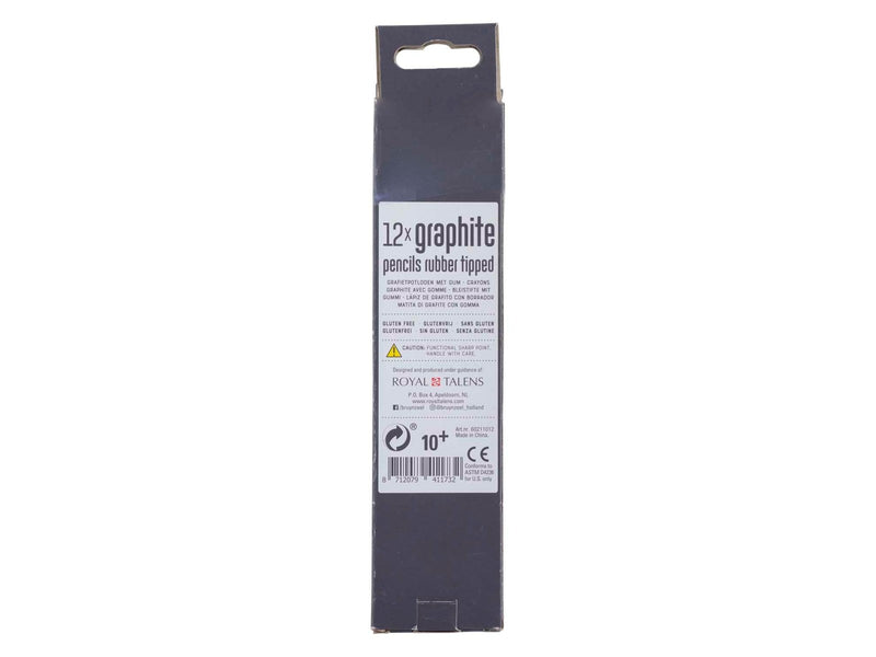 Bruynzeel Teens Hb Graphite Pencil with Eraser Tip Set 12