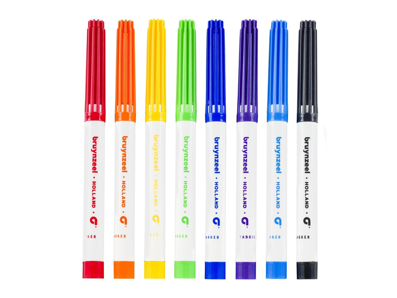 Bruynzeel Textile markers 8 pcs.