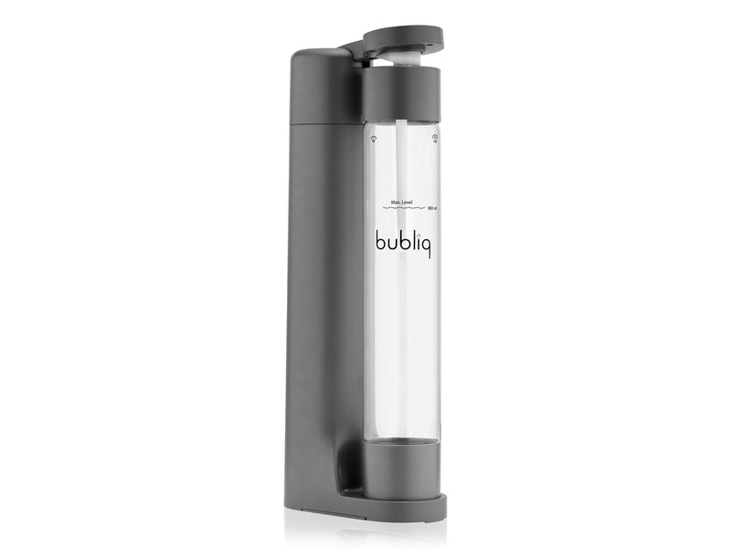Bubliq Matte grey bubliq drink carbonator incl. gas cylin