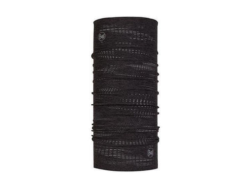 Buff DryFlx tube scarf black reflective