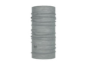 Buff Lightweight Merino tube scarf light grey