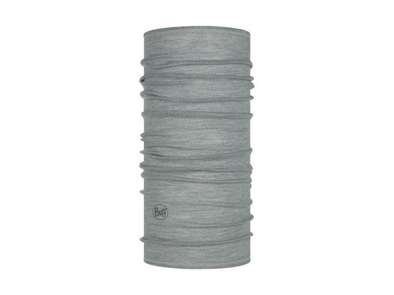 Buff Lightweight Merino tube scarf light grey