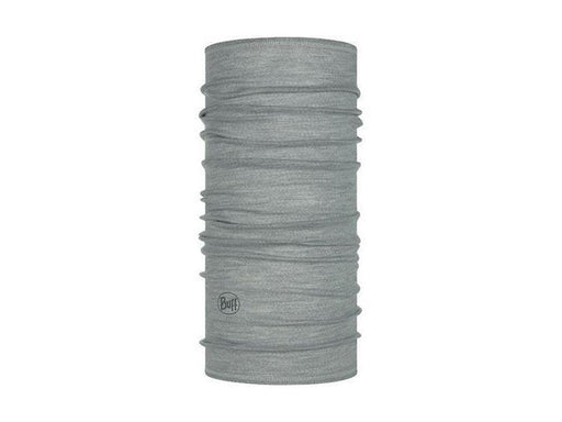 Buff Lightweight Merino tube scarf light grey