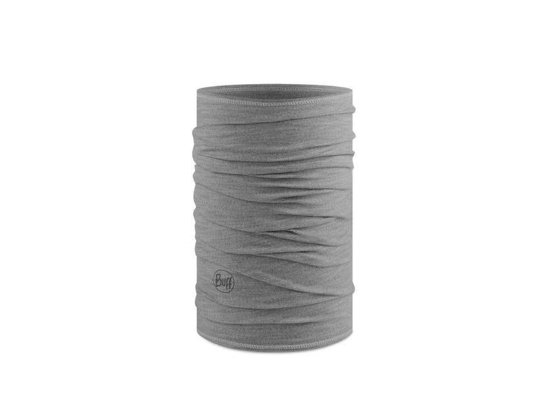 Buff Lightweight Merino tube scarf light grey