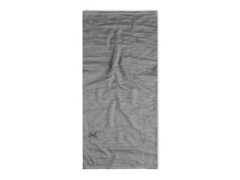 Buff Lightweight Merino tube scarf light grey