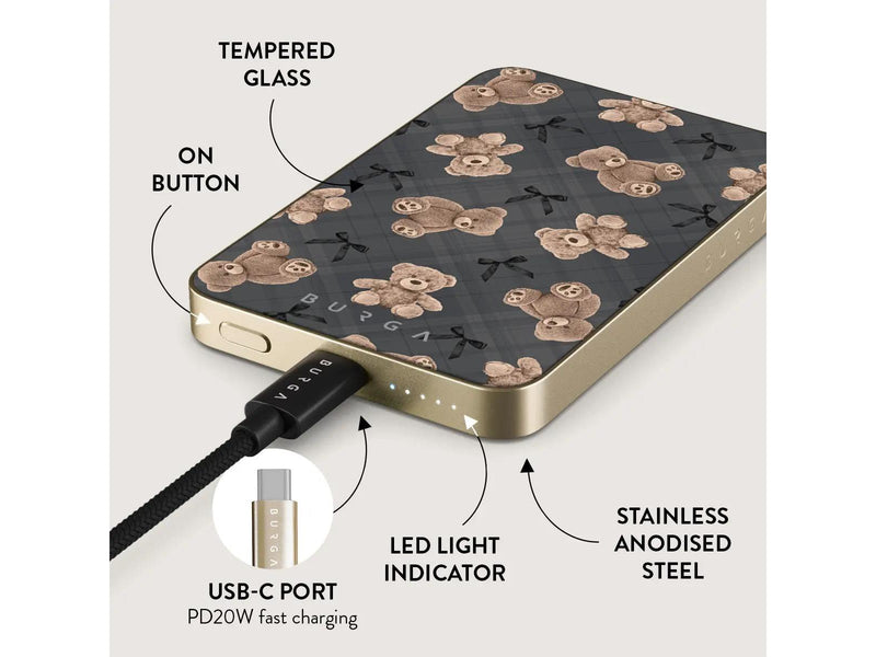 Burga BFF - MagSafe Power Bank 5000 mAh Gold - 5000 mAh