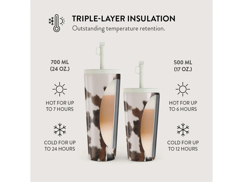 Burga Celestial - Travel Mug 500ml with Flap & Straw Set
