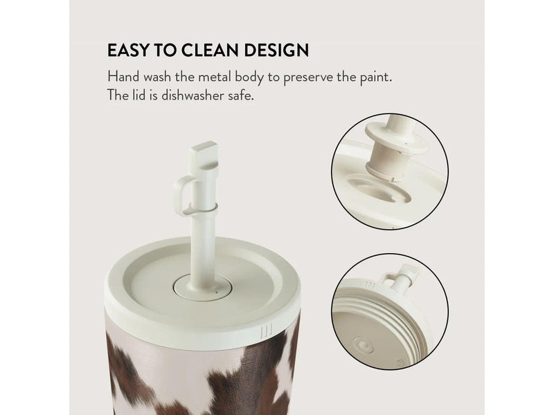 Burga Celestial - Travel Mug 500ml with Flap & Straw Set