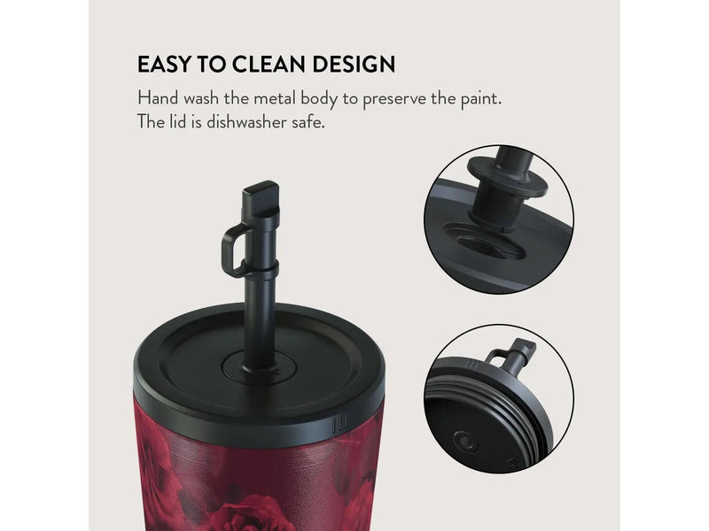 Burga Femme Fatale - Travel Mug 500ml with Flap & Straw Set
