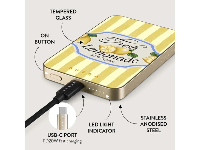 Burga Frizzante - MagSafe Power Bank 5000 mAh Gold - 5000 mAh
