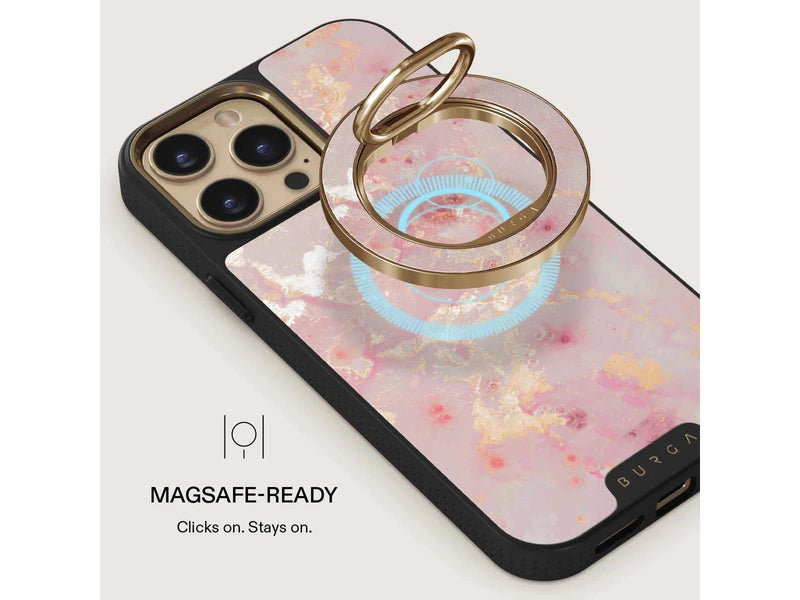 Burga Golden Coral - Magnetic Ring Holder Gold