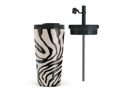 Burga Imperial - Travel Mug 500ml with Flap & Straw Set