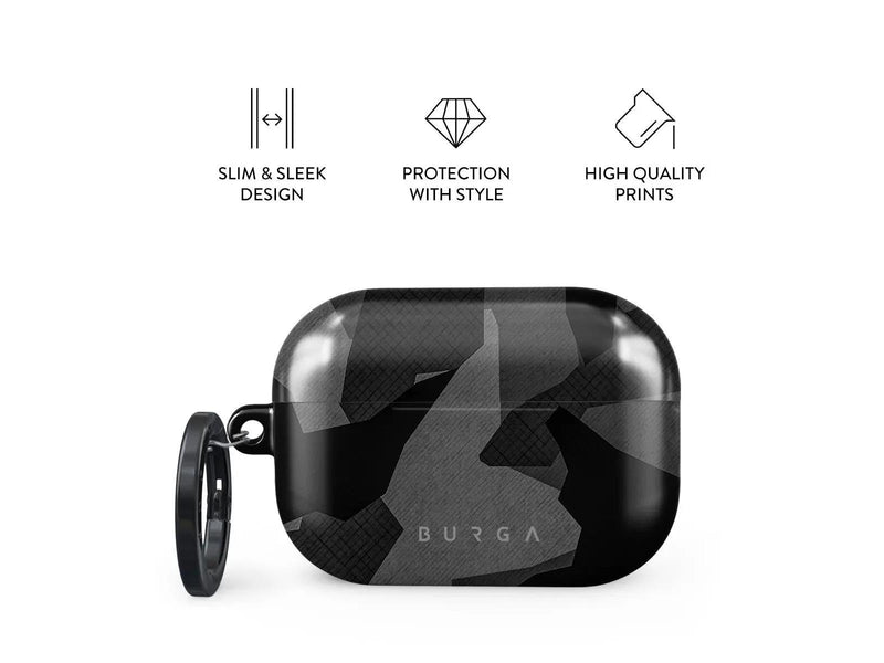 Burga Night Black Camo - Apple AirPods Pro 2 Case