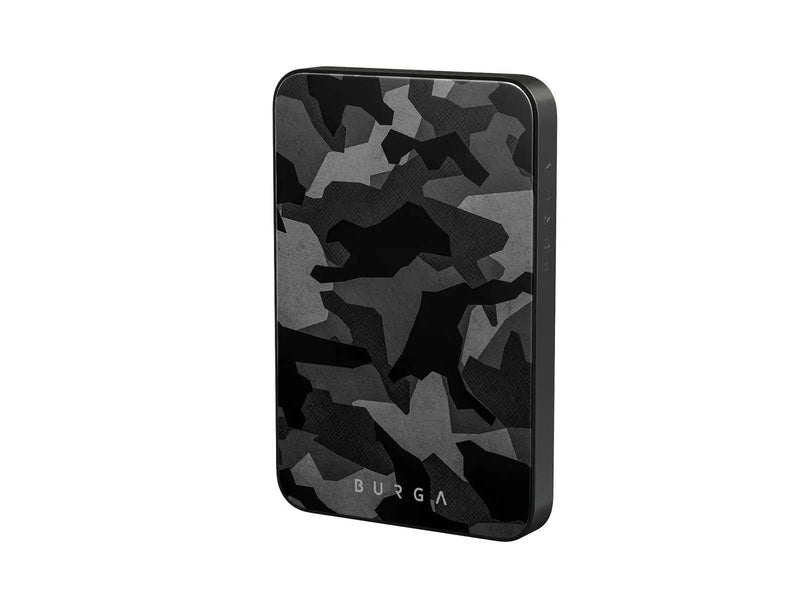 Burga Night Black Camo - MagSafe Power Bank 5000 mAh Gunmetal - 5000 mAh