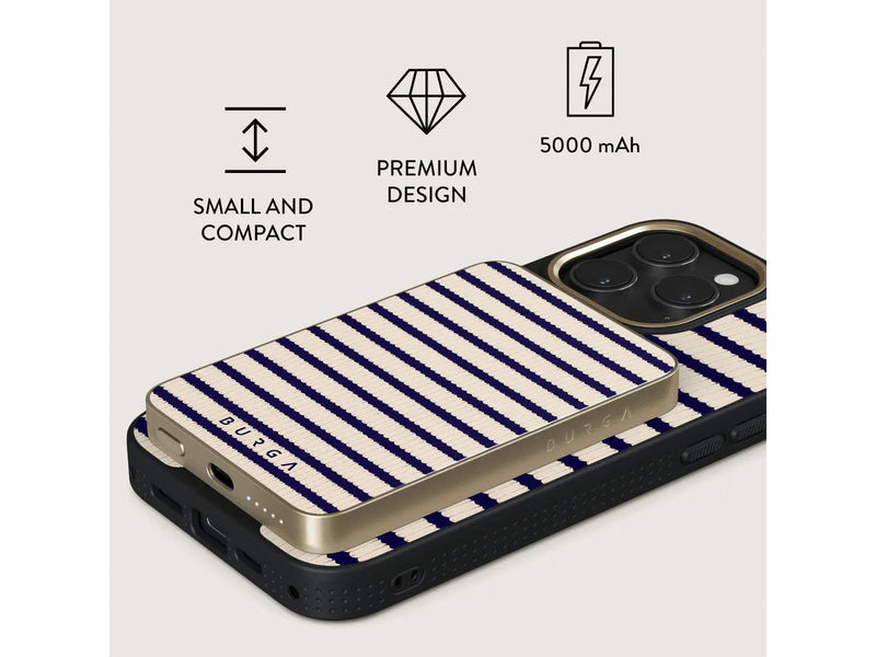 Burga Old Money - MagSafe Power Bank 5000 mAh Gold - 5000 mAh