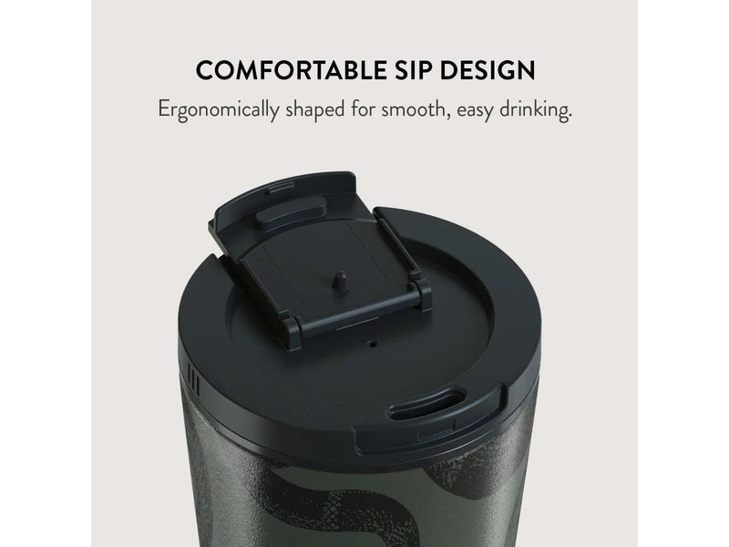 Burga Poison - Travel Mug 500ml with Flap & Straw Set
