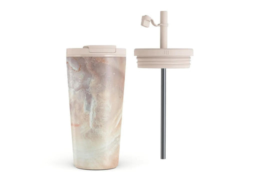 Burga Serene Sunset - Travel Mug 500ml with Flap & Straw Set