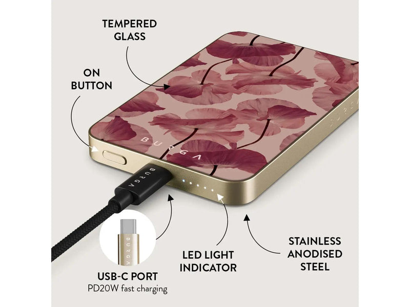 Burga Tender Kiss - MagSafe Power Bank 5000 mAh Gold - 5000 mAh